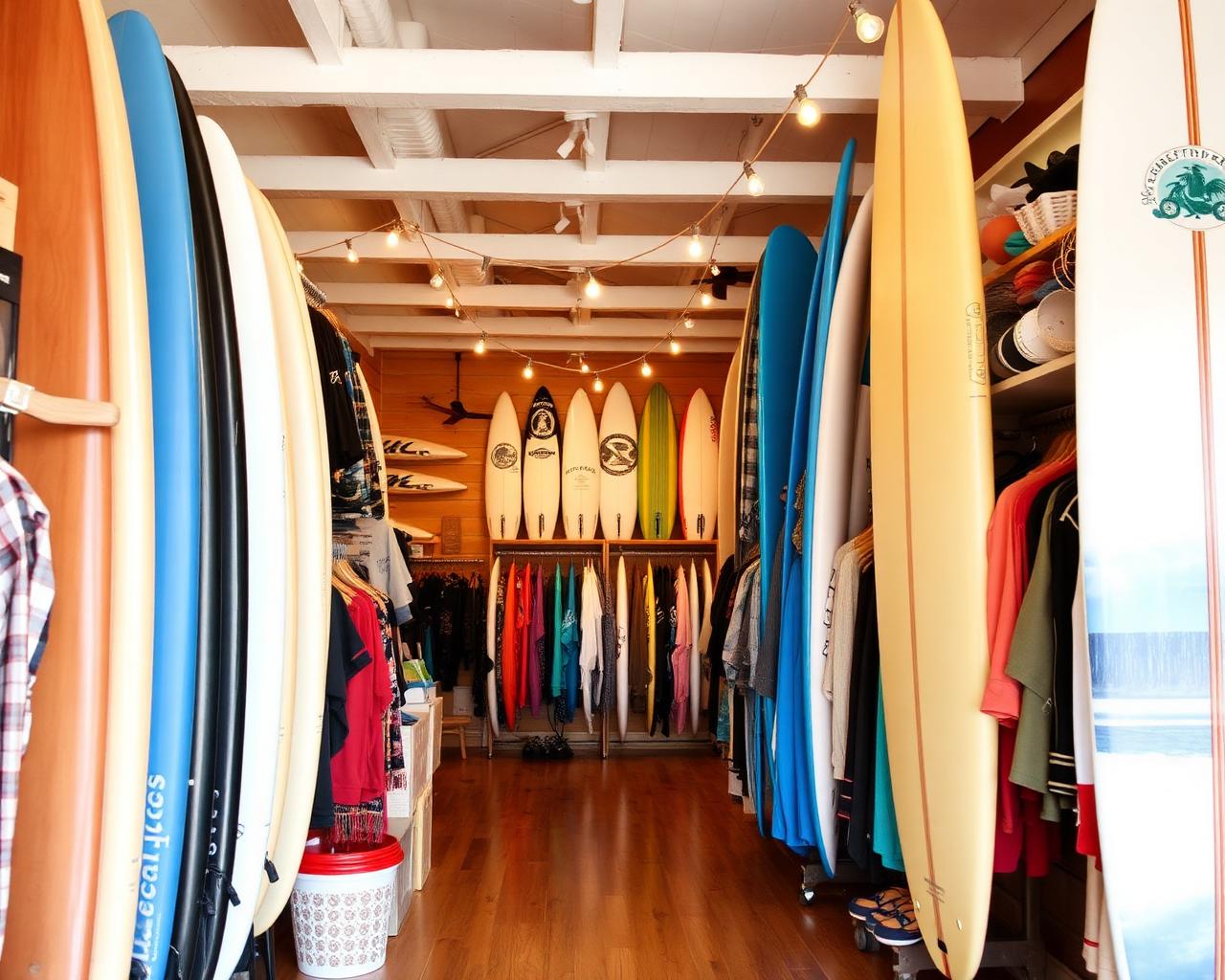 Inside Primal Surf shop